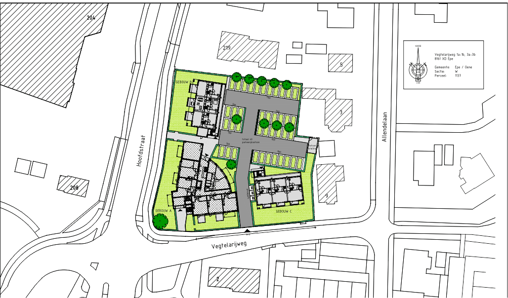 Herontwikkeling appartementen Ladderspost Bel bv, Epe